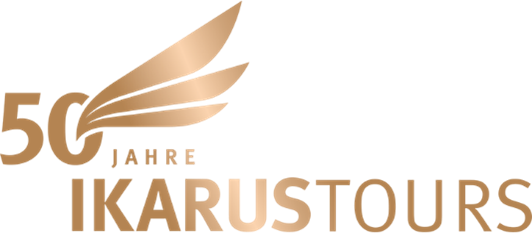 50 Jahre Ikarustours Logo